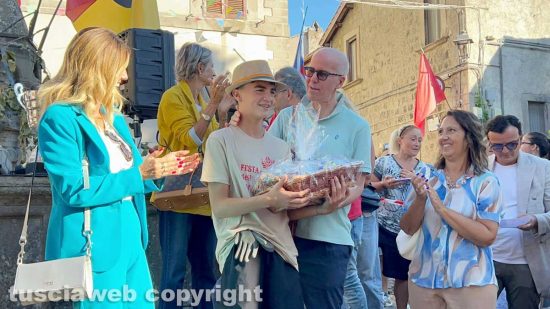 Viterbo - Mattia Baiocco primo classificato dei piccoli bottaroli