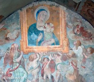 Ischia di Castro - L'immagine della Madonna del Giglio veneratissima