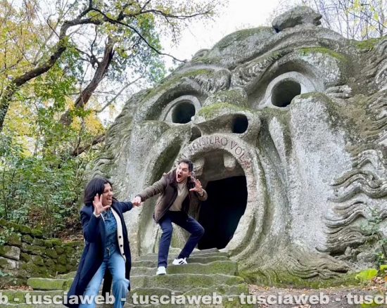 Viterbo - Lorena Isceri e Federico Vella al Sacro Bosco di Bomarzo