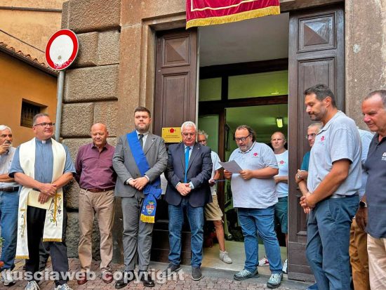 Viterbo - Inaugurazione della nuova sede dell’associazione Ex facchini di santa Rosa