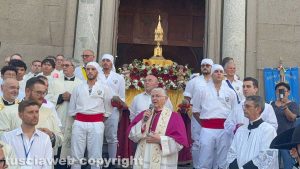 Corteo storico 2026 - Il cuore di santa Rosa - Il vescovo Orazio Francesco Piazza