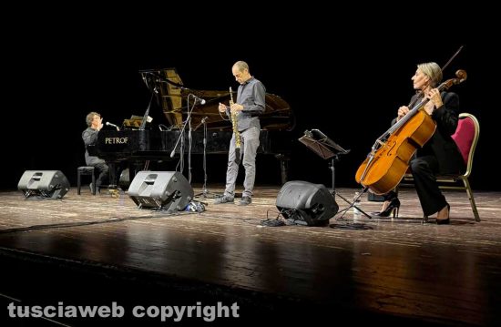 Sergio Cammariere, Daniele Tittarelli e Giovanna Famulari 
