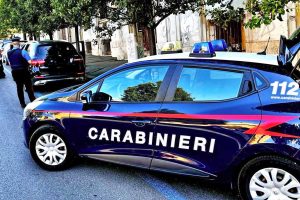 I carabinieri intervenuti in via Merulana