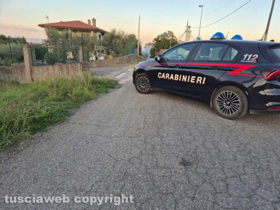Montefiascone - Incendio in via Paternocchio