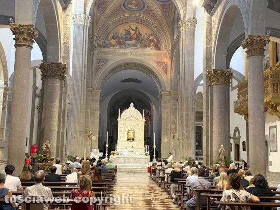 La messa di trigesimo per Benedetta Marino