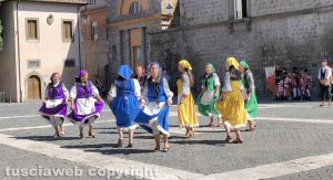 Viterbo - Il gruppo folkloristico portoghese