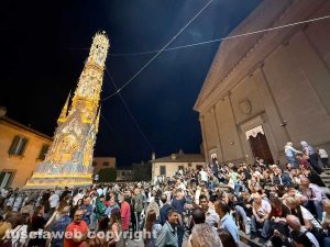 Viterbo - Pennette sotto la macchina di Santa Rosa