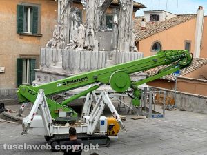 Macchina di Santa Rosa - Guasto al ragno, si allungano i tempi per lo smontaggio di Dies Natalis