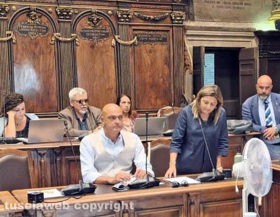 Viterbo - Consiglio comunale - L'assessora Giliberto (Educazione)