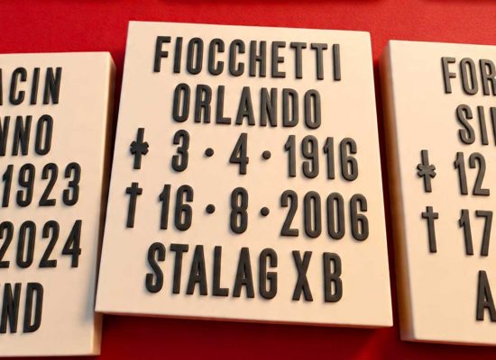 Padova - Il ricordo del vetrallese Orlando Fiocchetti arriva al tempio dell’Internato Ignoto