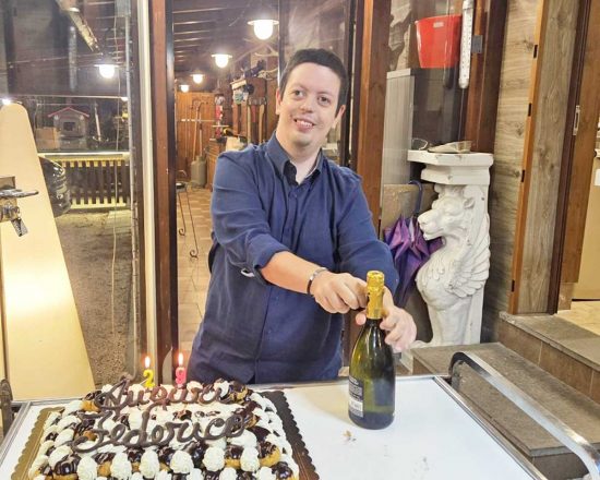 Gli amici del Casaletto hanno festeggiato il 29esimo compleanno di Federico Moretti
