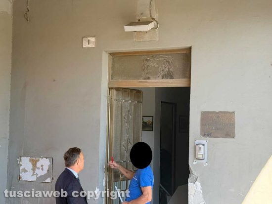 Viterbo - Liberato l’immobile dell'Ater in via Giacomo da Viterbo - Diego Bacchiocchi presidente Ater