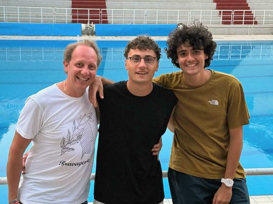 Sport - Nuoto - Viterbo - Ubertazzo, Corinti e Taurchini