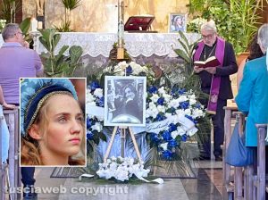 Mazzano Romano - I funerali di Gloria Mancini