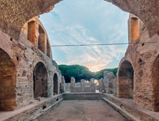 Civitavecchia - calidarium di epoca imperiale del Parco Archeologico delle Terme Taurine
