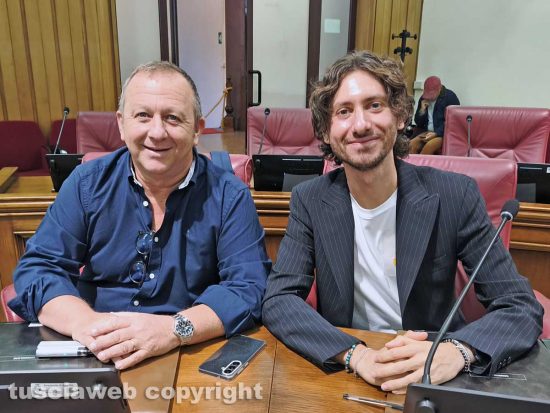 Viterbo - Consiglio provinciale - Gianluca Grancini e Stefano Bigiotti