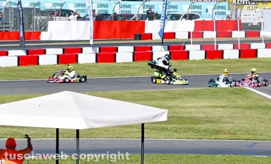 Paura al Leopard Circuit di Viterbo, Jack Wolff travolto da un kart