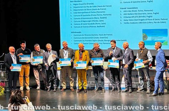 Bagnoregio - Il sindaco Luca Profili all'associazione Europea delle vie Francigene