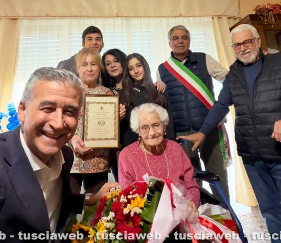 Corchiano – Elvira Evangelista ha compiuto 105 anni