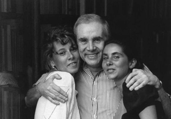Enzo Tortora con le figlie Gaia e Silvia