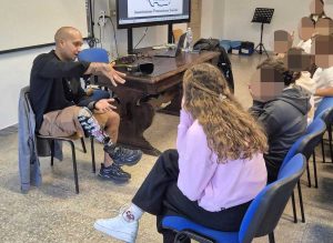 Civita Castellana - Lorenzo Costantini di Superabile incontra gli studenti