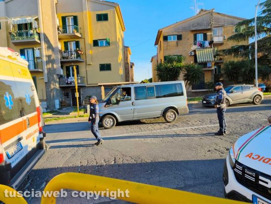 Viterbo - Donna investita in via San Paolo
