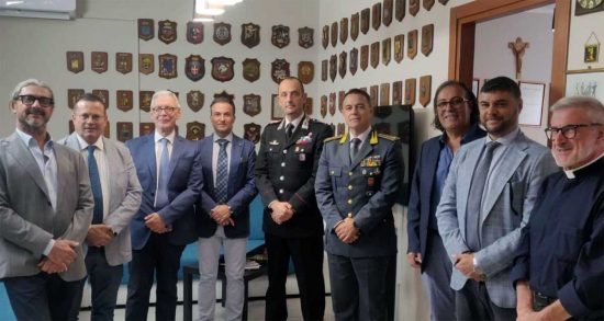 Il prefetto di Viterbo in visita alla sezione provinciale Unms