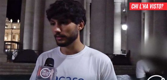 Chi l'ha visto? alla ricerca di Giulio Camilli insieme al volontario Edoardo