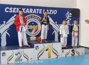 Sport - Karate - Achille Politini vince al debutto nel kumite