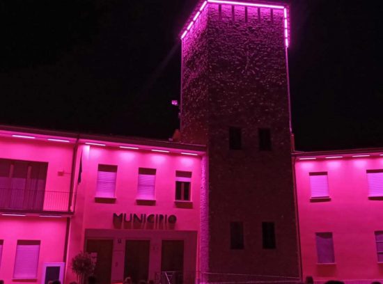 Celleno - Il comune illuminato di rosa