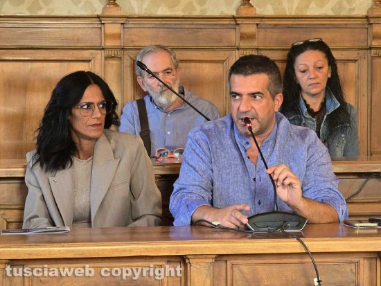 Katia Taste, vicesindaca di Caopranica e Adelio Gregori, sindaco di Vallerano