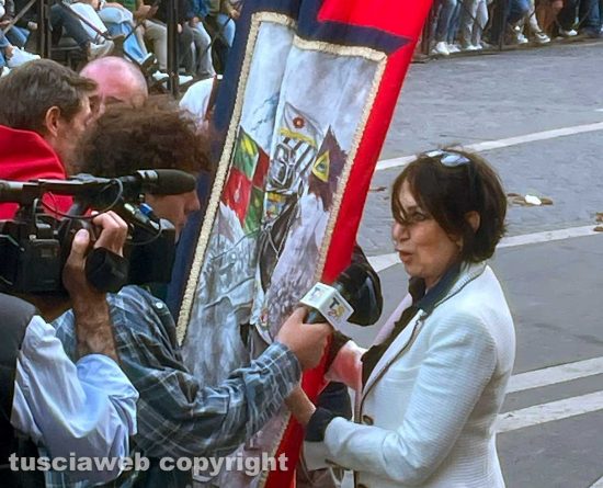 Soriano nel Cimino - Sagra delle castagne - Vince il palio il rione Rocca - L'artista Alessia Clementi