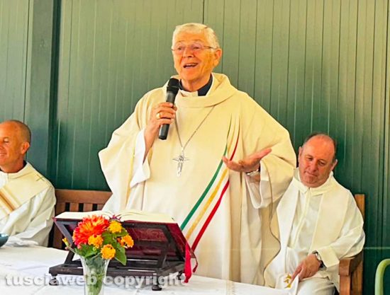 Viterbo - Inaugurazione dell’area didattica agli Orti solidali - Il vescovo Orazio Francesco Piazza