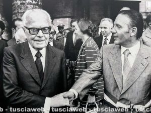 Luigi Petroselli con Sandro Pertini