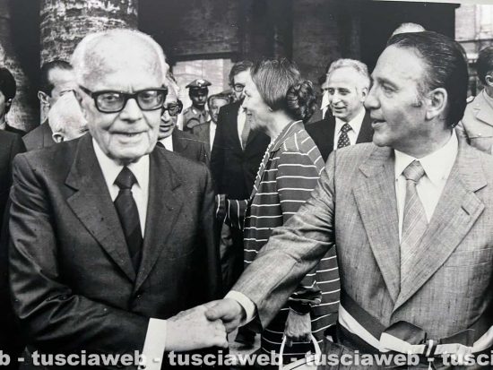 Luigi Petroselli con Sandro Pertini