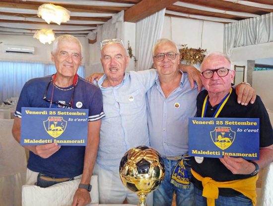 Circa 120 ex calciatori della Viterbese all'evento "Un tuffo nel passato"