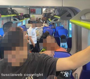 Affollamento sul treno Orte-Roma