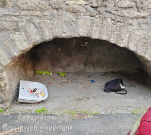 Viterbo - Bivacco vicino alle Fortezze