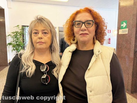 Cinzia Vincenti e Maria Grazia Chetta (Cgil)