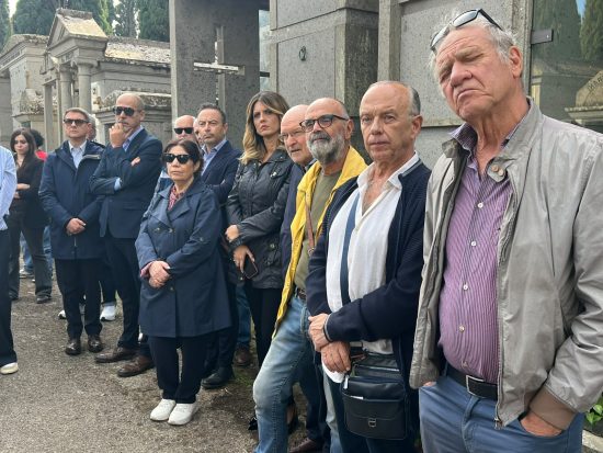 Viterbo - Cerimonia in ricordo di Luigi Petroselli al cimitero di San Lazzaro