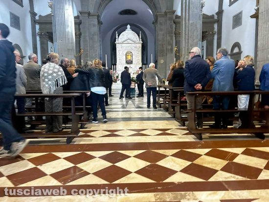 Viterbo - Il funerale di Tonino Aquilanti