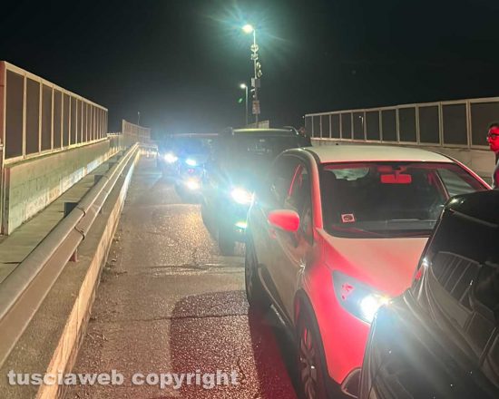 Orte - I pendolari sul ponte di Molegnano