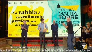 Viterbo – Applausi ieri sera a Propaganda Live, su La7, per Fabrizio Sani, vincitore del premio Mattia Torre 2026 