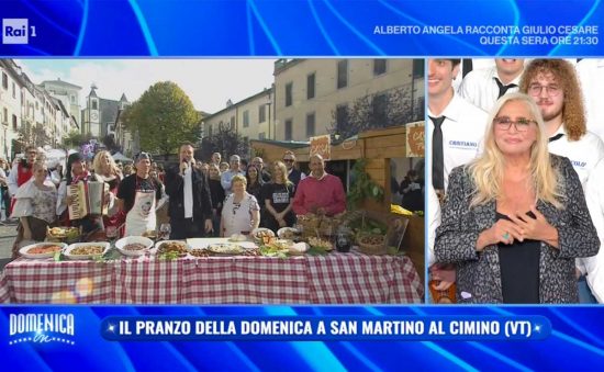 Domenica In in collegamento da San Martino al Cimino