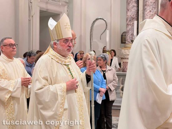 Civita Castellana - Celebrazione del mandato agli operatori pastorali - Il vescovo Marco Salvi