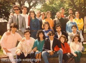 La classe VD 1986 dell’istituto Paolo Savi di Viterbo