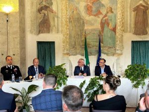 Il vertice della prefettura a Cellere