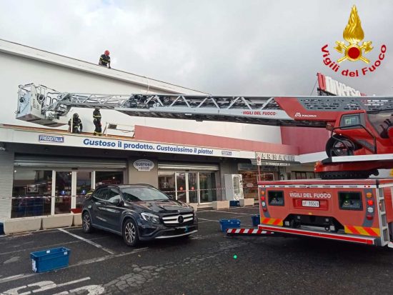 Civitavecchia - Interventi vigili del fuoco per il maltempo