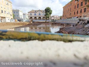 Civitavecchia - Allagata l’area dei lavori al mercato di piazza Regina Margherita