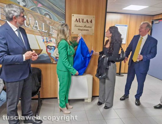 Tribunale - Intitolazione aule ad avvocati, magistrati e personale amministrativo